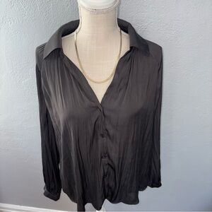 Sanctuary Charcoal Button Down Shirt